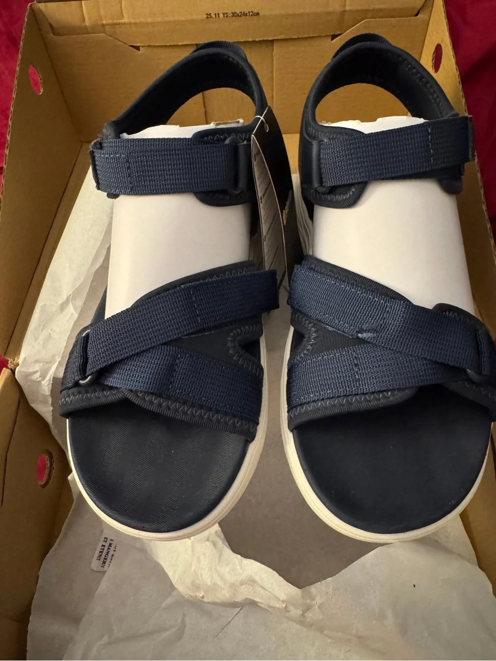 Fitville navy sandals